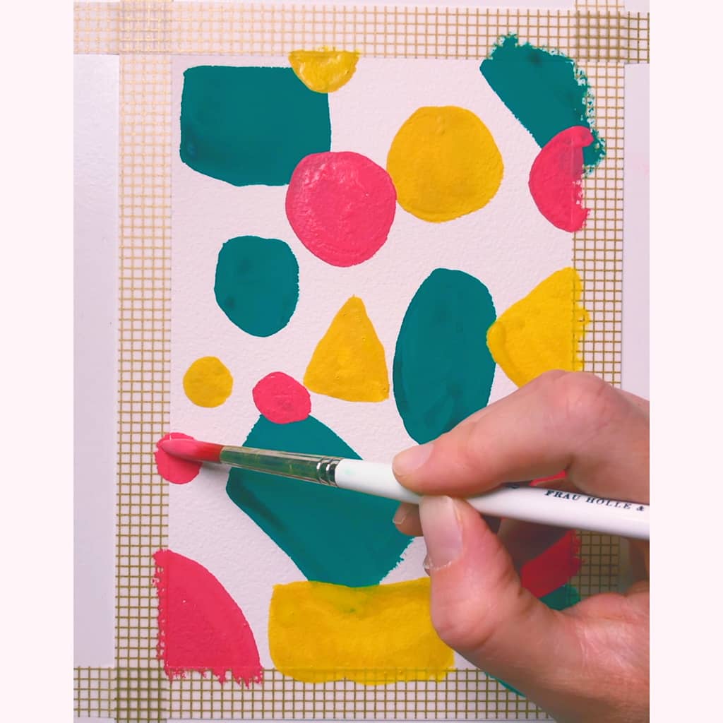 Step 3: Repeat step 2 with different colors