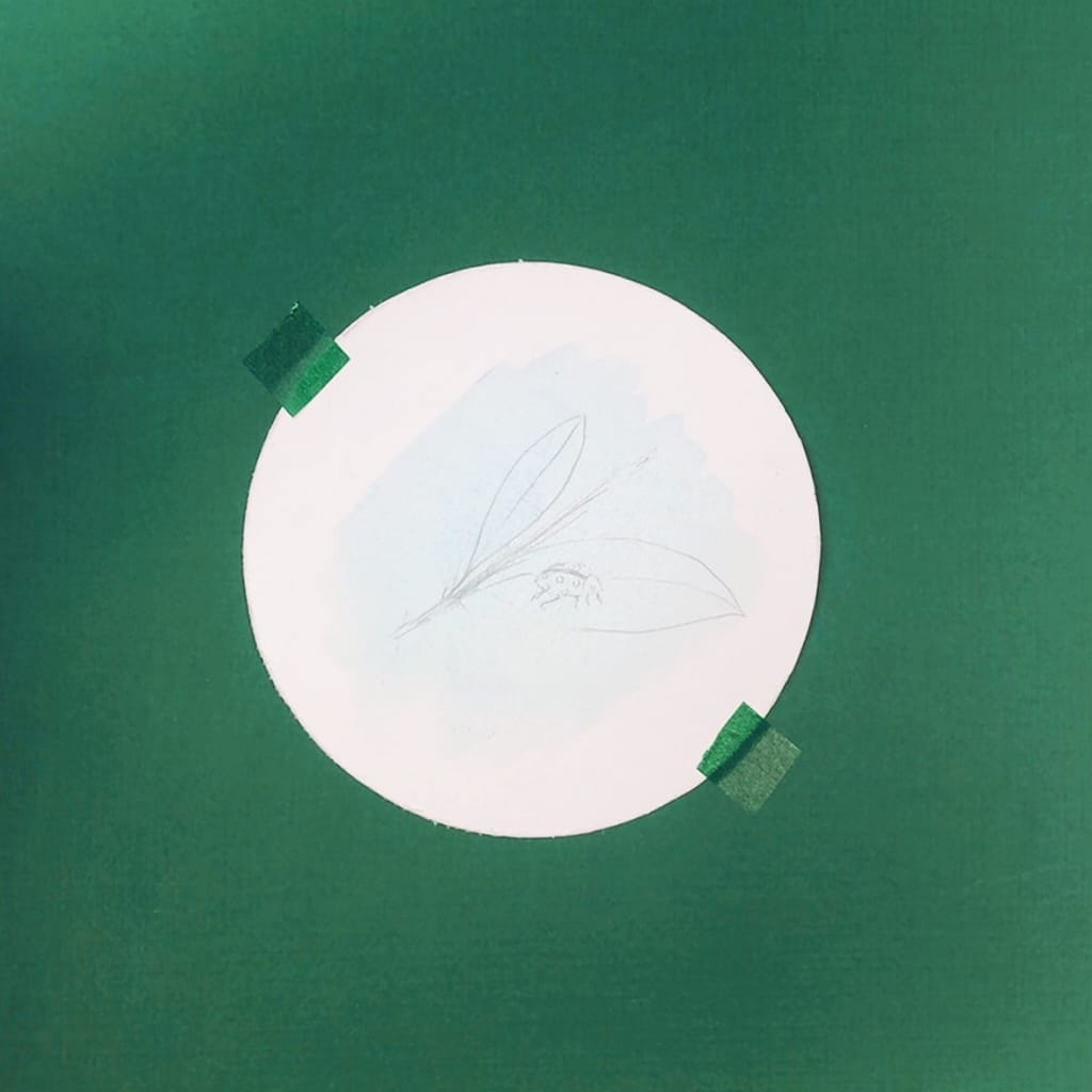 Step 2: Give it a watery background