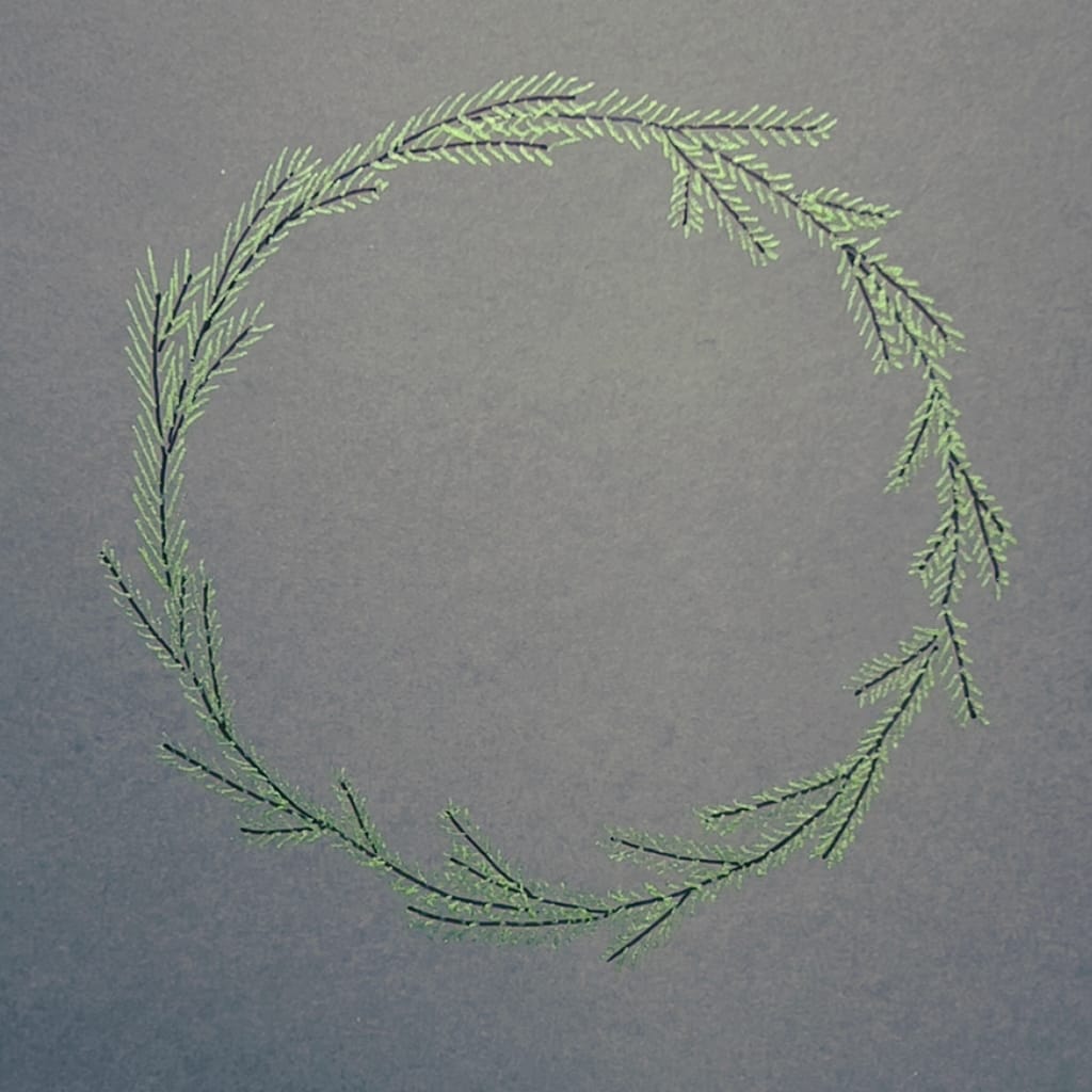 Step 3: Add needles to your branches