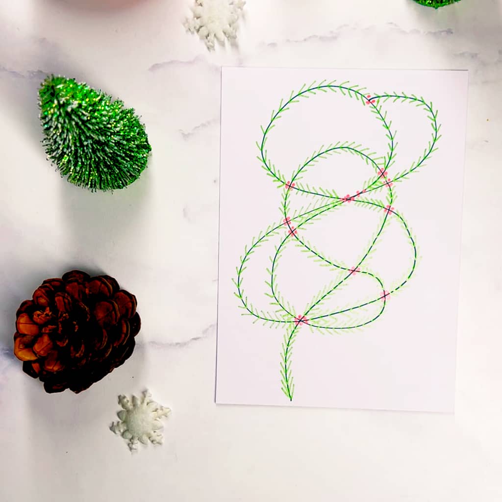 Step 3: Transform the Lines into Pine Branches