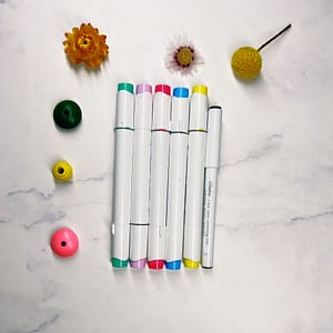 Supplies for the Spring Flowers for Stress Relief