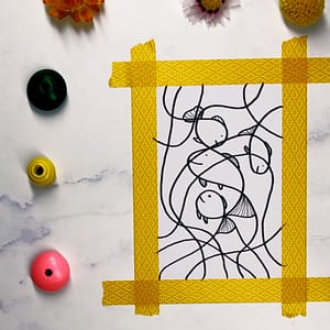 Step 2: See if you see any shapes and draw them