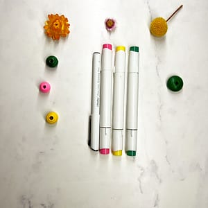 Supplies for the Meditative Dot Patterns for Busy Moms exercise