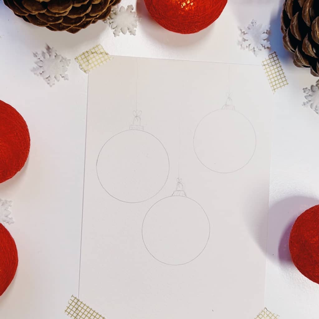 Step 1: Draw a few circles