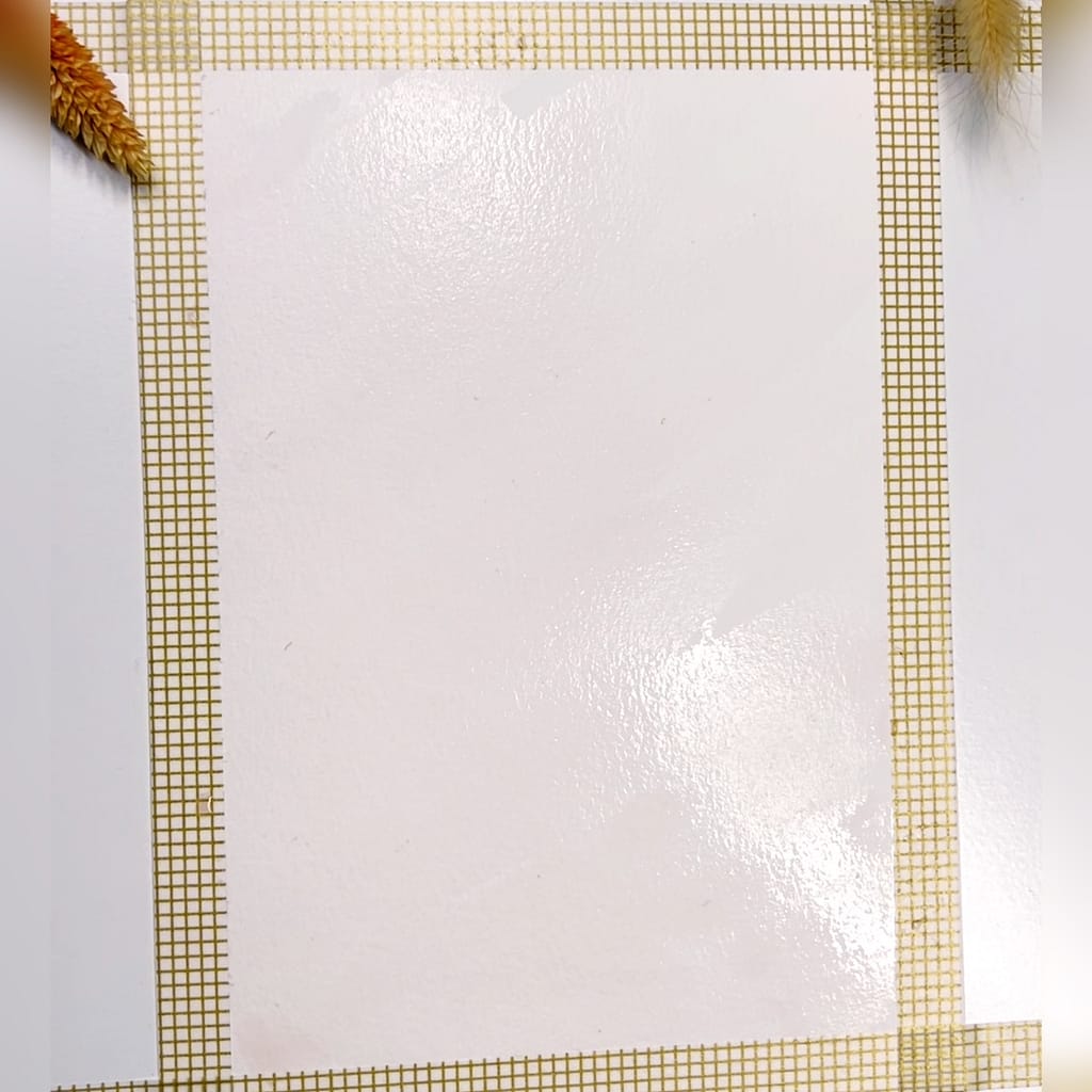 Step 1: Add a thin layer of water to your paper