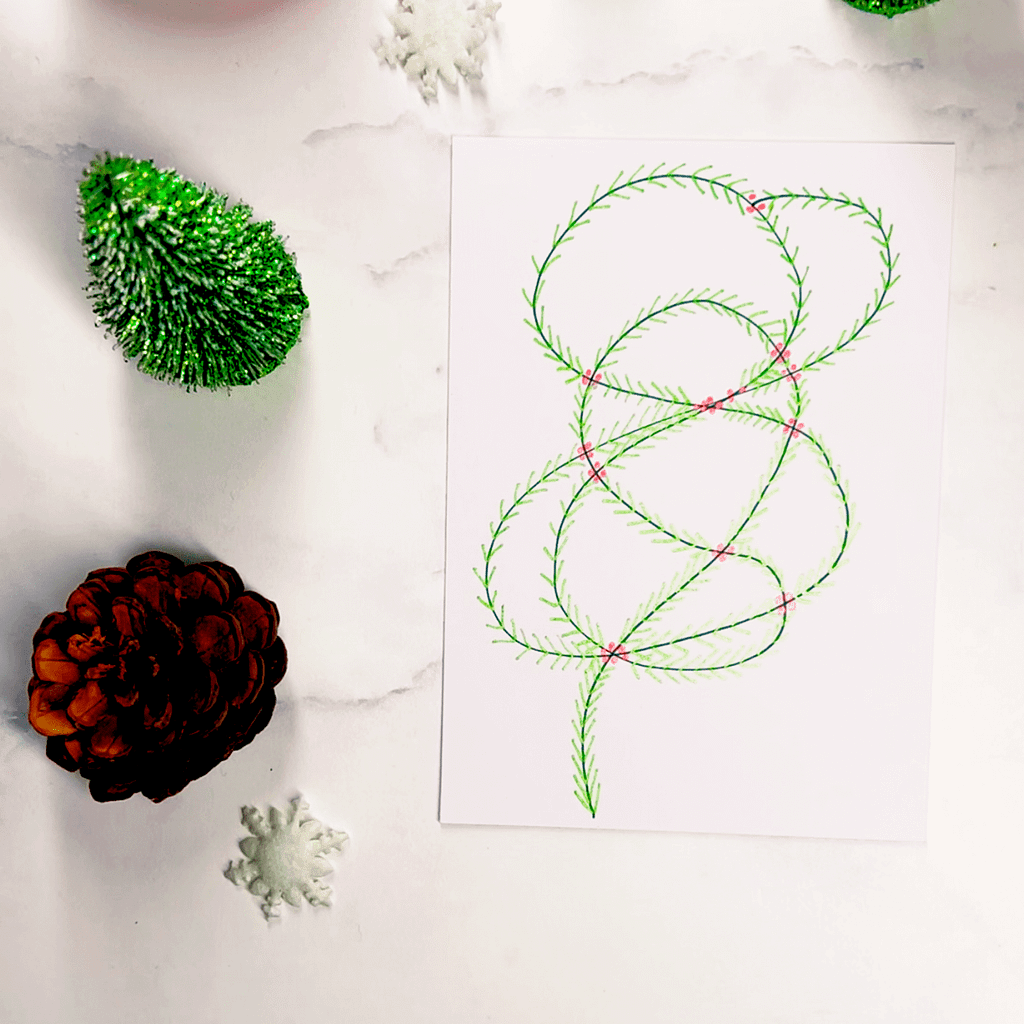 Step 3: Transform the Lines into Pine Branches