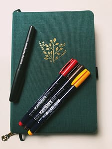 Supplies for the calligraphy autumn exercise