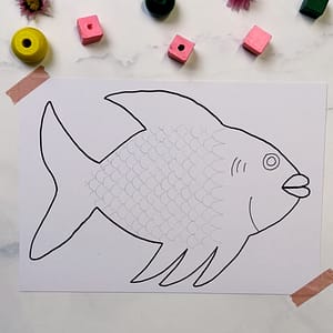 Step 1: Draw a fish