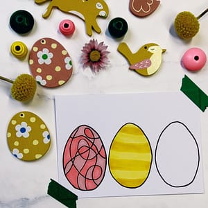 Step 4: Add color to your second egg