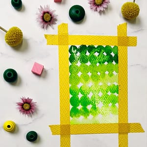 Step 2: Fill your whole page with small circles with slightly different colors