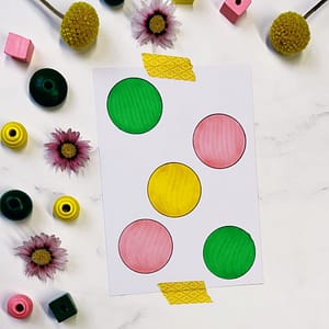 Step 2: color your circles