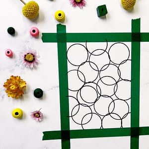 Step 1: Fill your page with circles