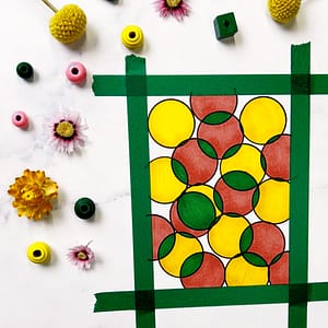 Step 3: Color the rest of the circles
