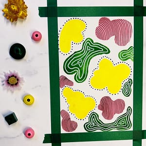 Mindful organic shapes exercise • The Creative Cooldown