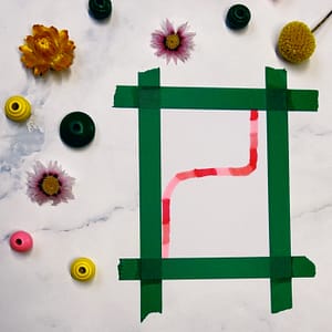 Step 1: Draw a line with multiple colors
