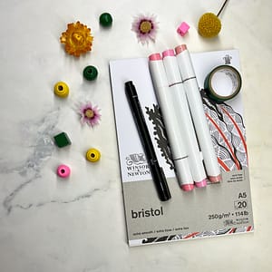 Supplies for the mindful and comforting circle bundles exercise