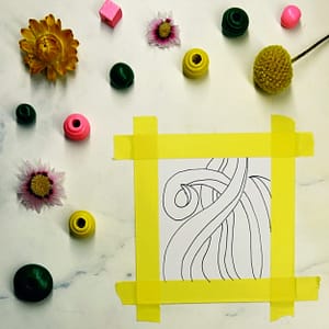 Step 1: Draw some curved lines to create your tentacles