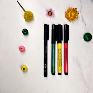 Supplies for Mindful Drawing: Freeform Circles for Relaxation