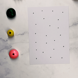 Step 1: Fill your page with dots