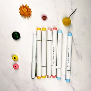 Supplies for the Draw Calm: Peony Doodles for Busy Moms exercise