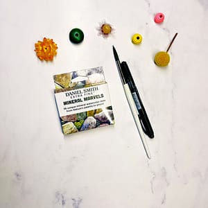 Supplies for the Mom's guide to watercolor patterns exercise