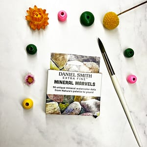 Supplies for the watercolor mindfulness exercise