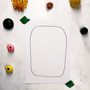 Step 1: Draw a wobbly rectangle