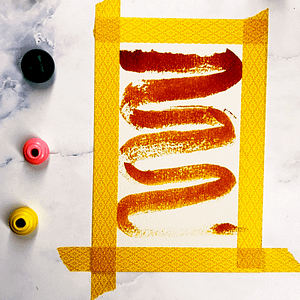 Step 1: Follow your breath with your brush