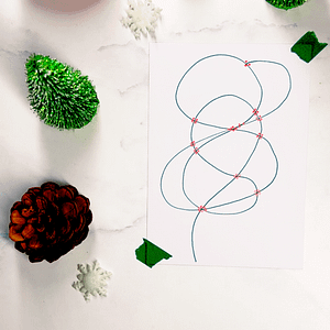 Step 2: add red berry dots to the corners