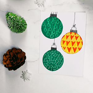 Step 4: Fill your baubles with holiday patterns