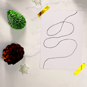 Step 1: Draw a free form line and one parallel to it.