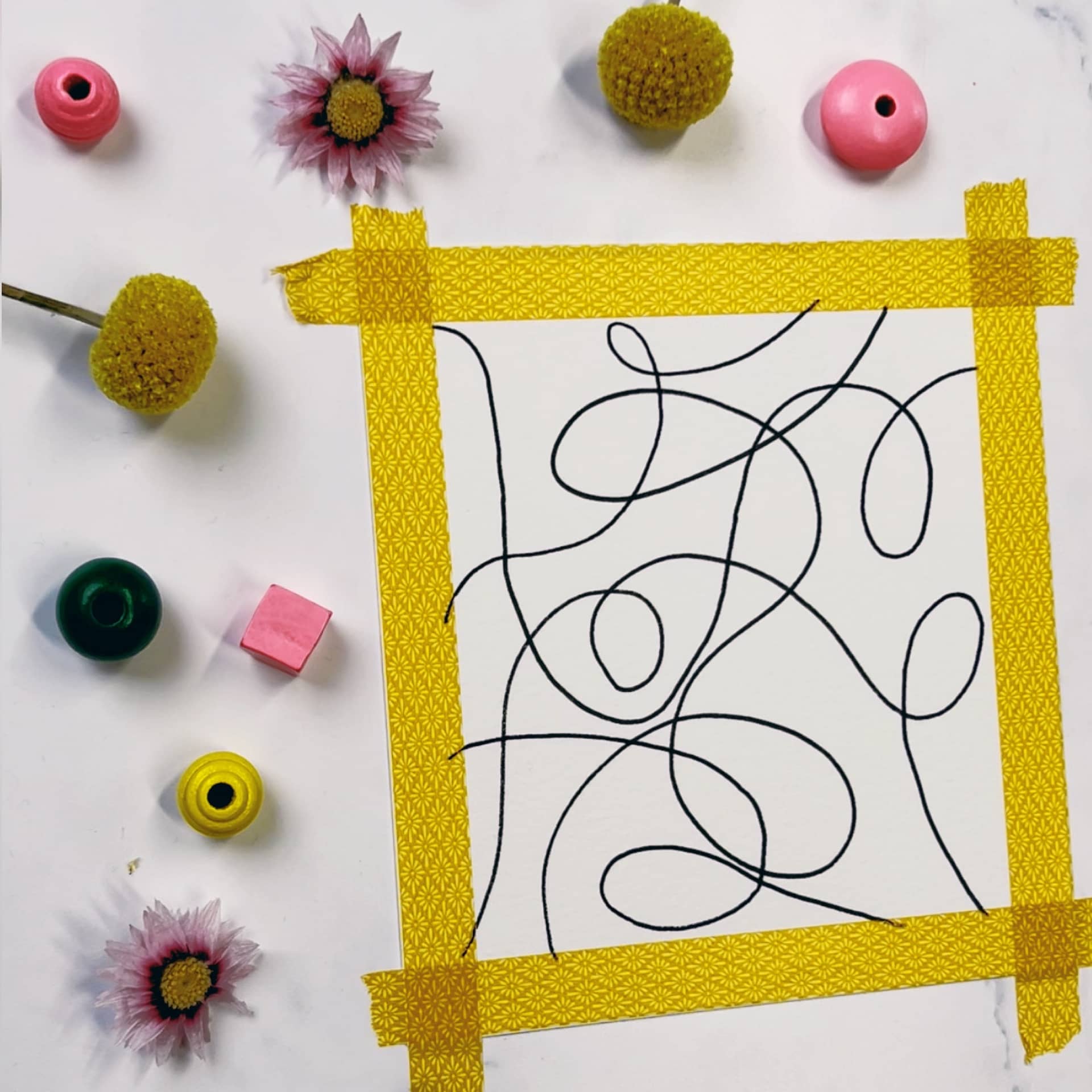 Step 1: Draw some freeform lines