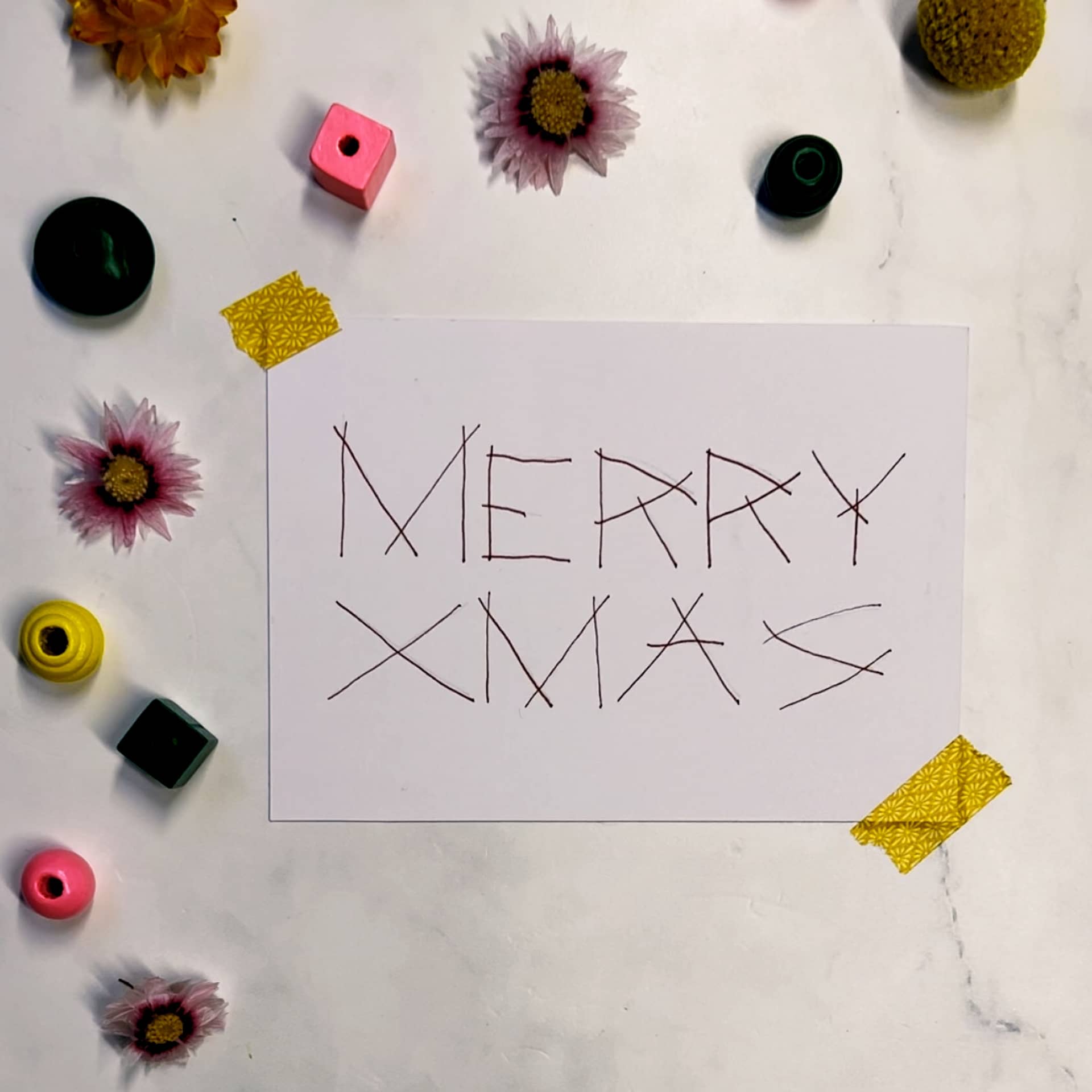Step 1: Draw some branches to form your letters