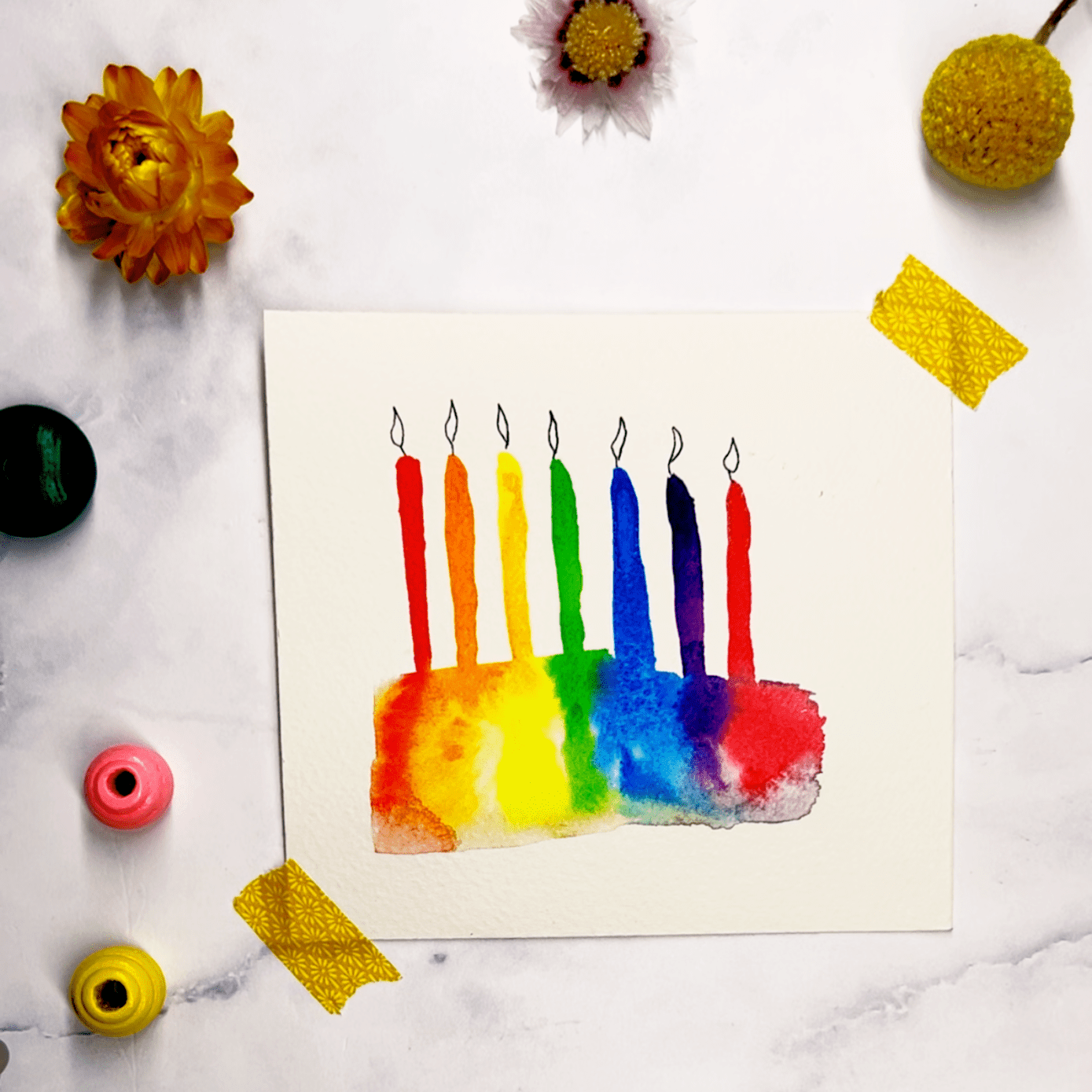 Step 4: Add some flames to your candles
