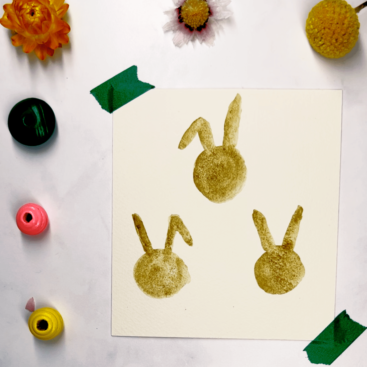 Step 1: Paint the Bunny Shape