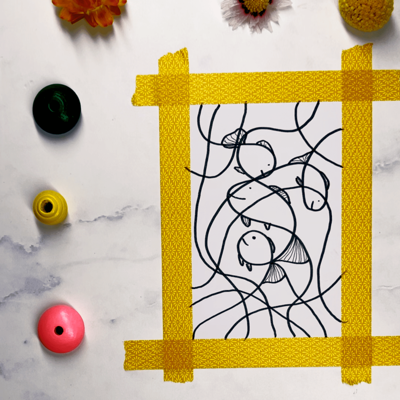 Step 2: See if you see any shapes and draw them