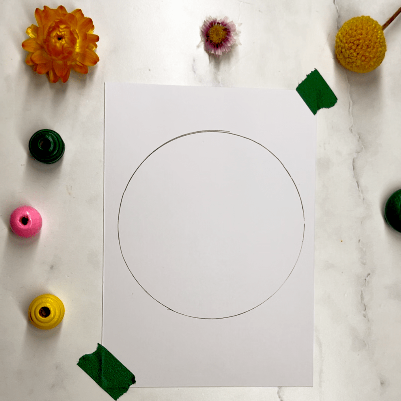 Step 1: Draw a circle